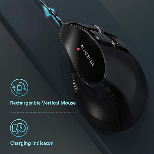 Wireless Bluetooth Dual-mode Rechargeable Optical Mouse