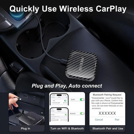 Wireless CarPlayBox with Netflix