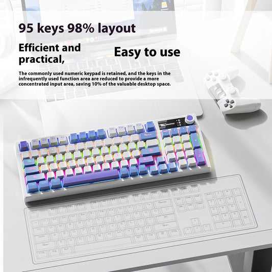 Wired With Knob E-sports Games Notebook Computer Mechanical Keyboard