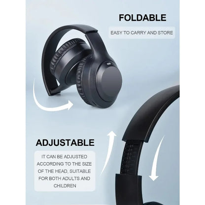 Wireless Bluetooth 5.3 Headphones Over Ear HIFI Stereo Headsets