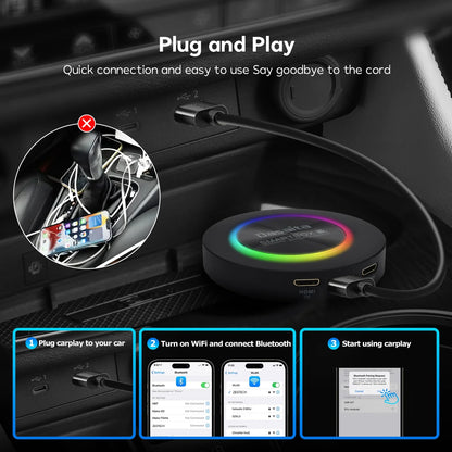 STLFDasaita CarPlay Ai Box 8GB+128GB CarSmart Box