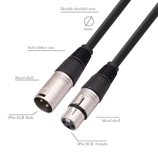 Full Balance Cannon Microphone Audio Cable