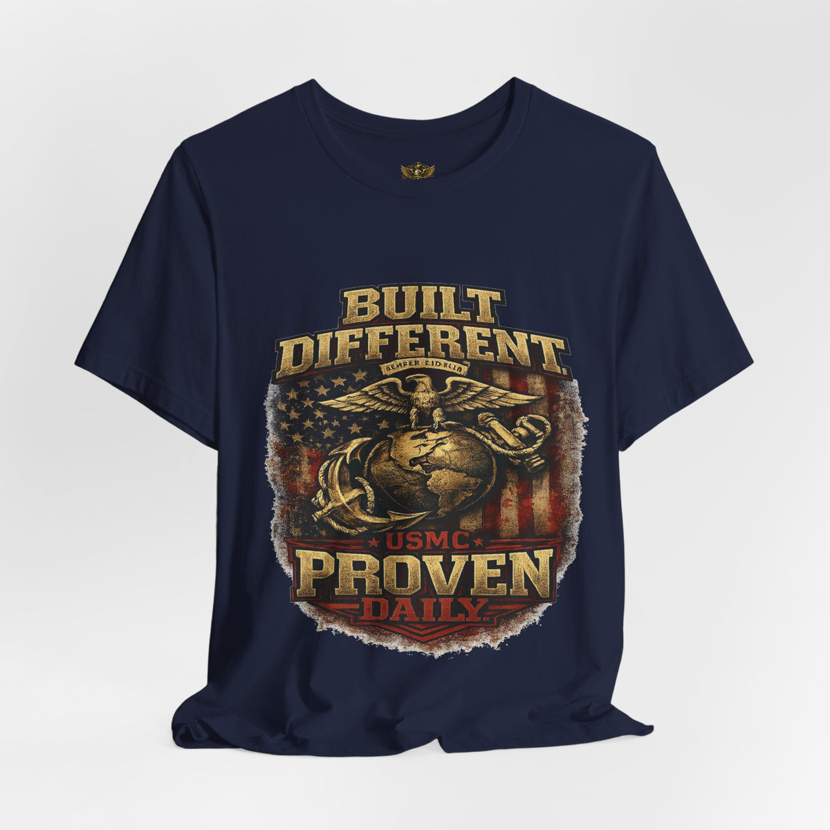 Built Different USMC T-Shirt – Proven Daily Marine Corps Tee