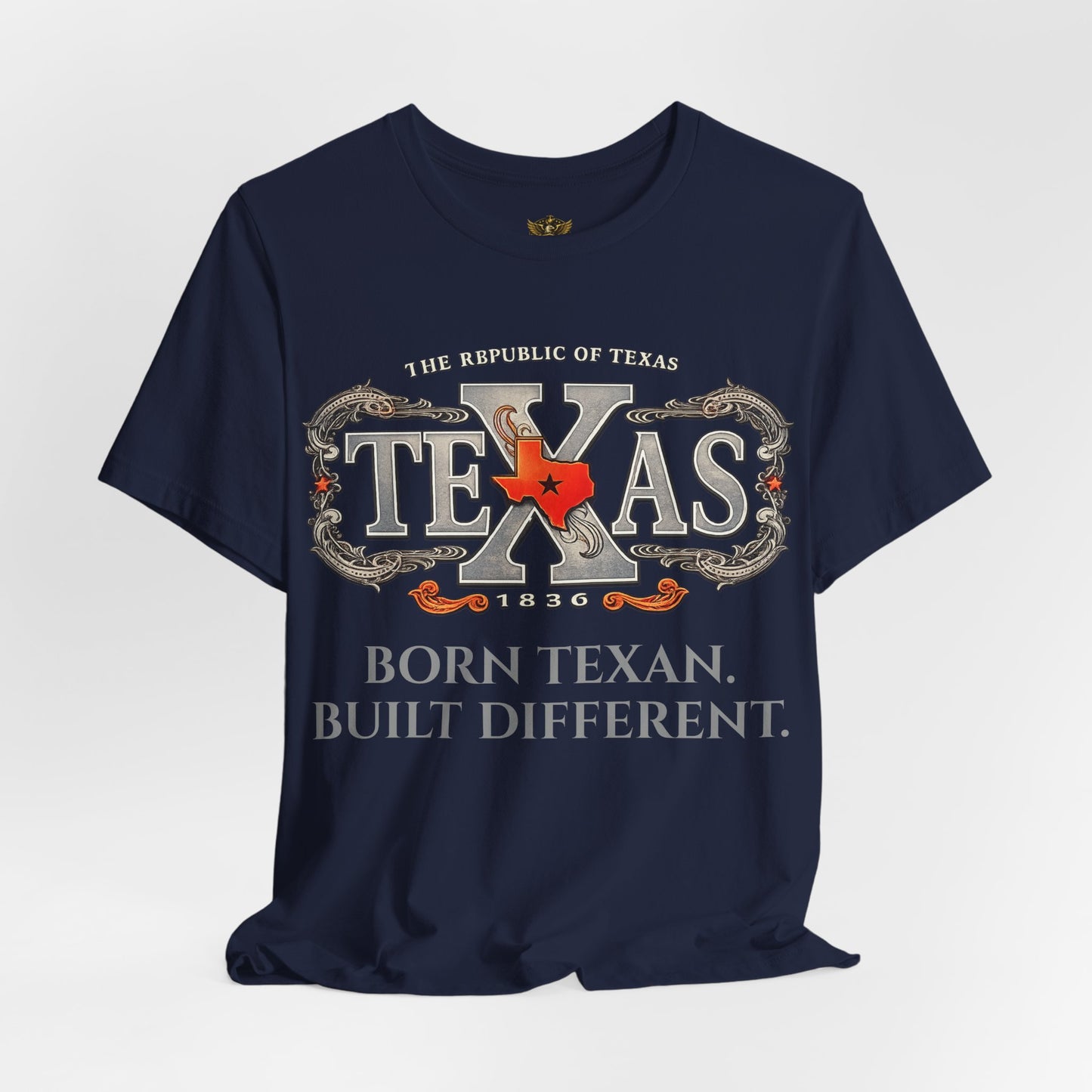 Texas Lone Star Shirt – Vertical Lone Star Design – Texas Pride Tee – Veteran Style Graphic T-Shirt