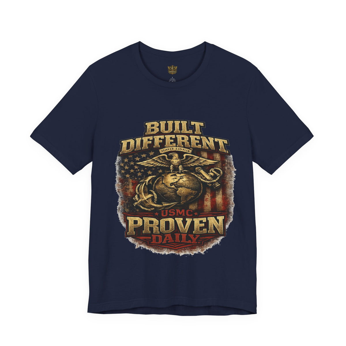 Built Different USMC T-Shirt – Proven Daily Marine Corps Tee