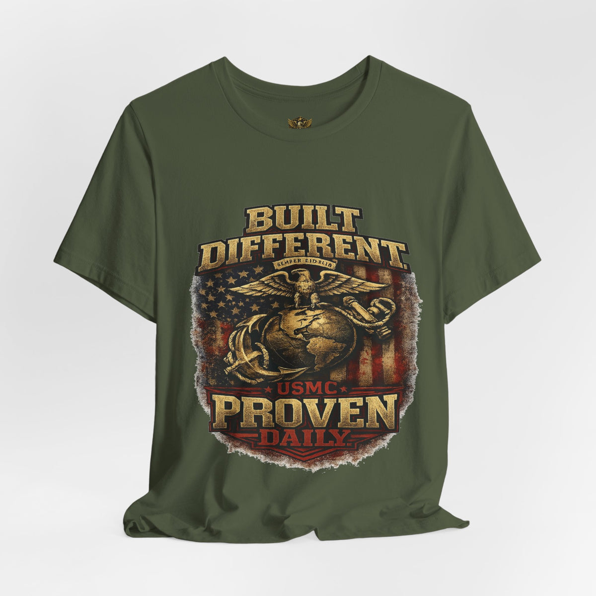 Built Different USMC T-Shirt – Proven Daily Marine Corps Tee
