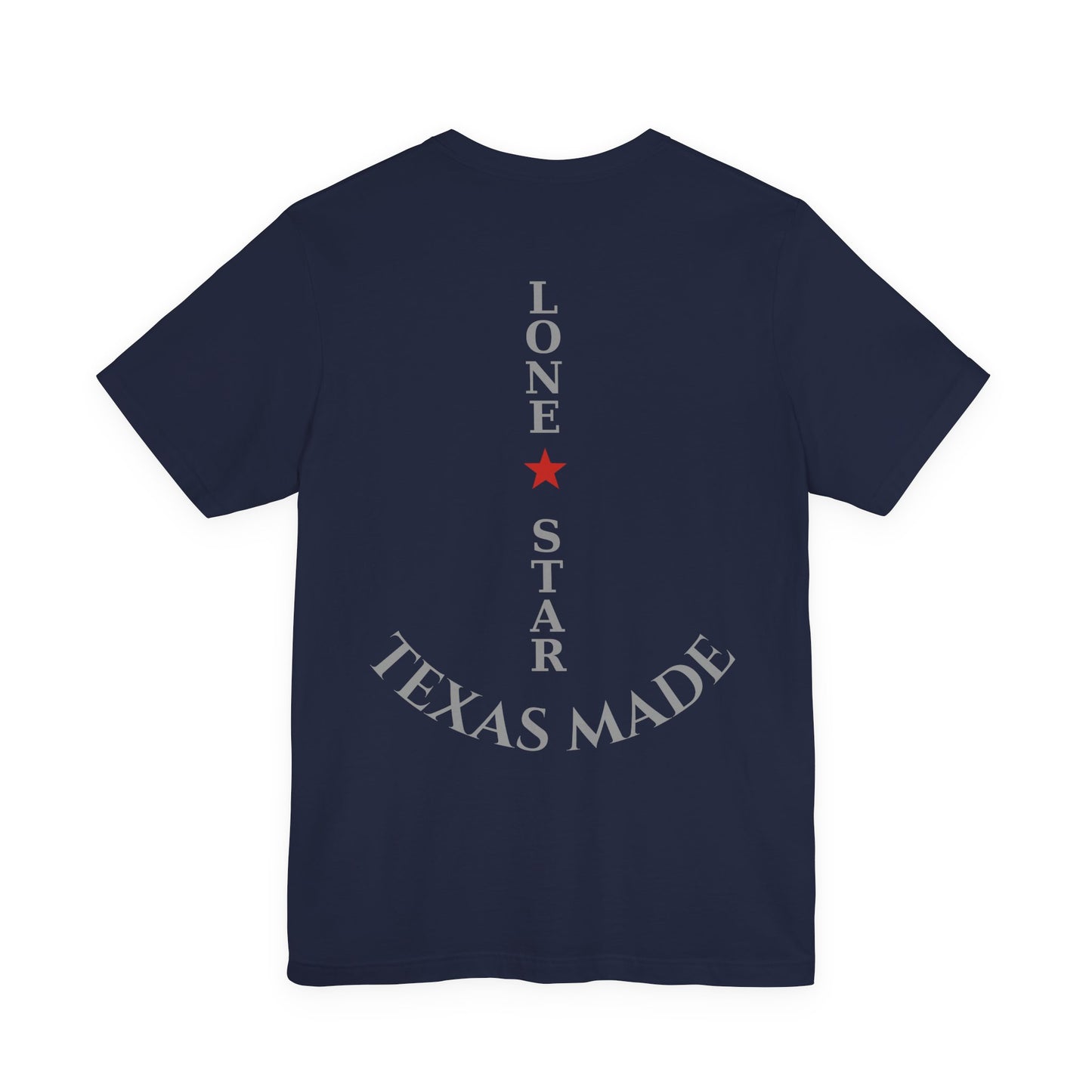 Texas Lone Star Shirt – Vertical Lone Star Design – Texas Pride Tee – Veteran Style Graphic T-Shirt