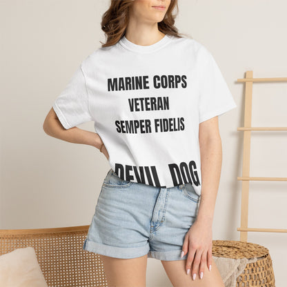 Marine Corps Veteran Devil Dog Shirt