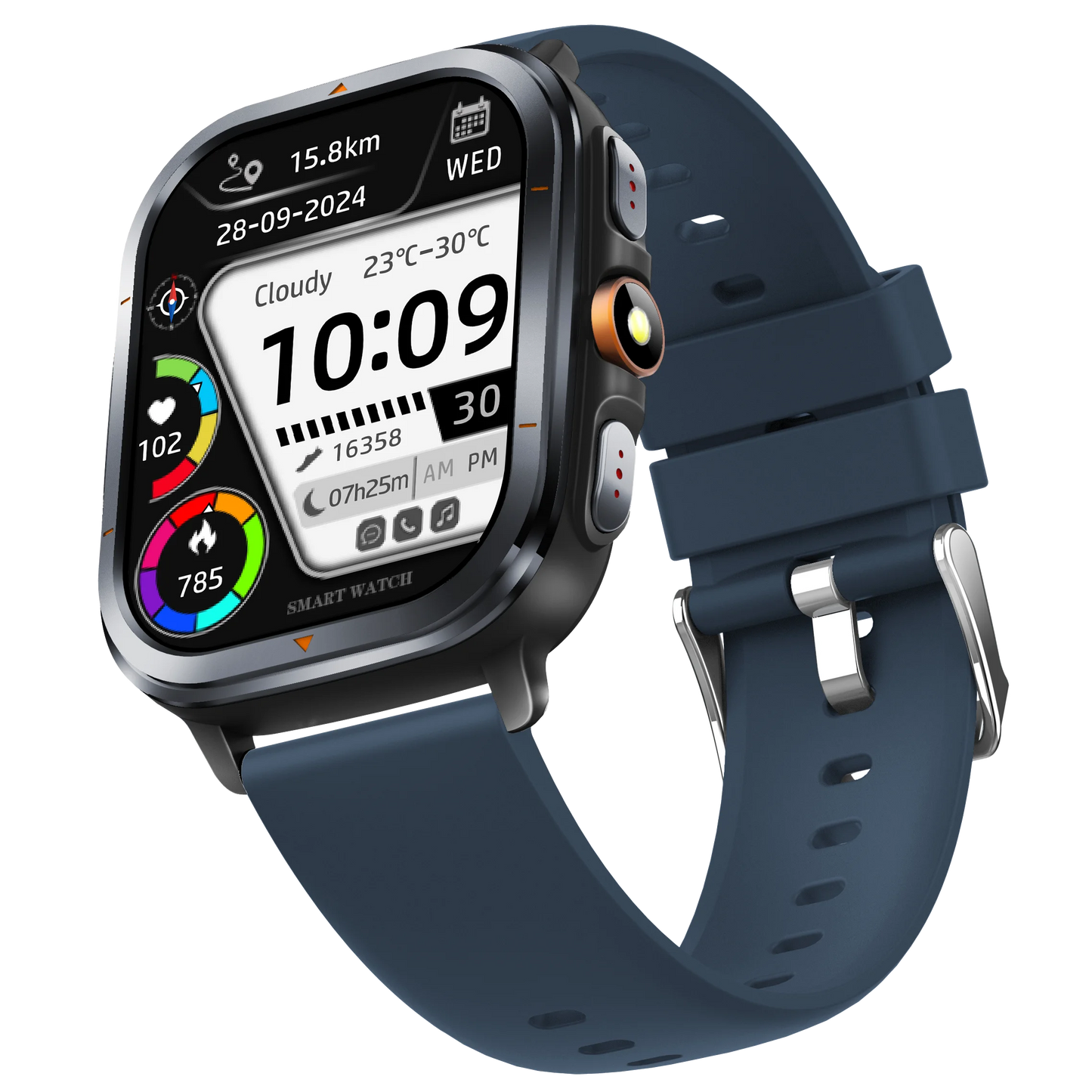 2025 Military Smartwatch For Men Bulit-in GPS