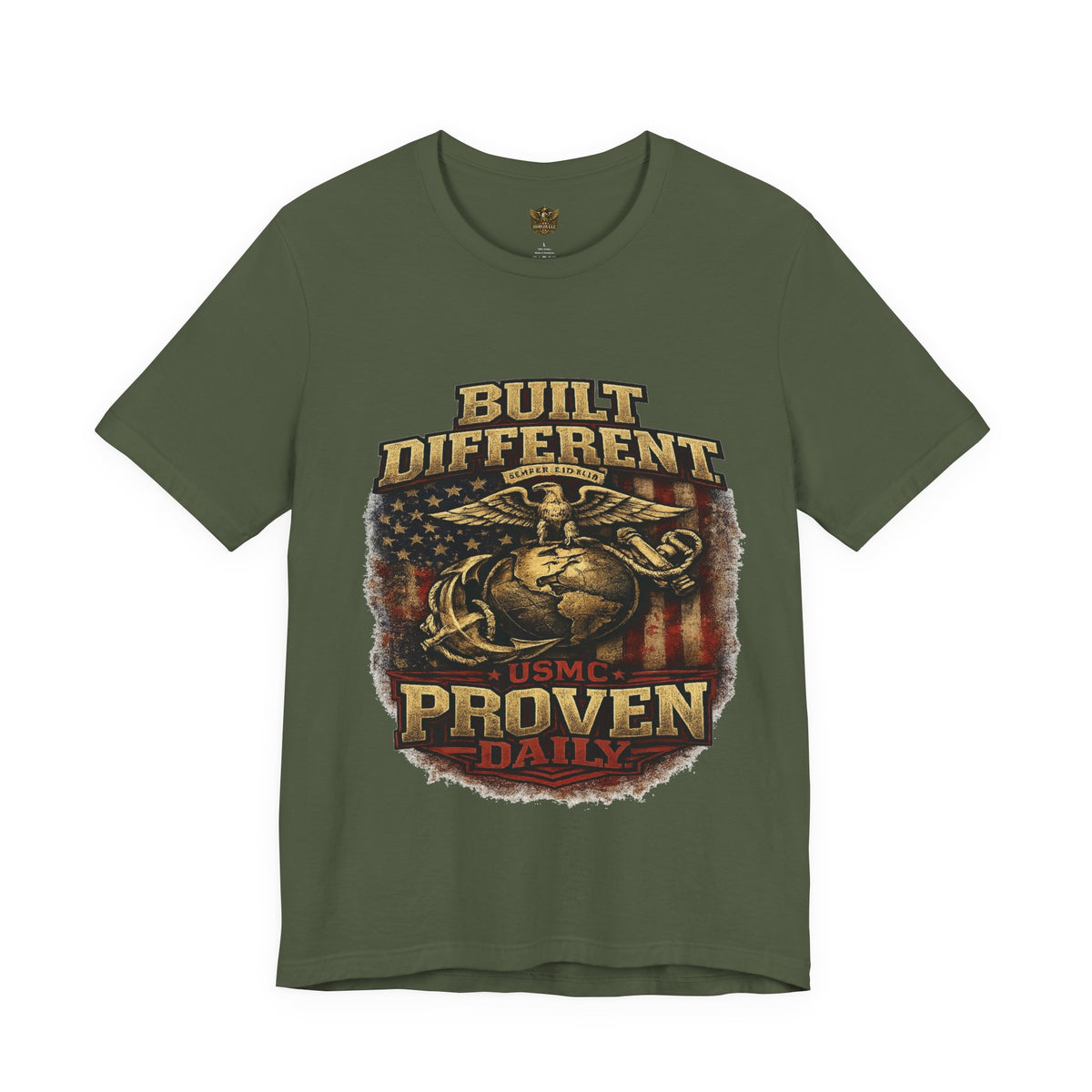 Built Different USMC T-Shirt – Proven Daily Marine Corps Tee