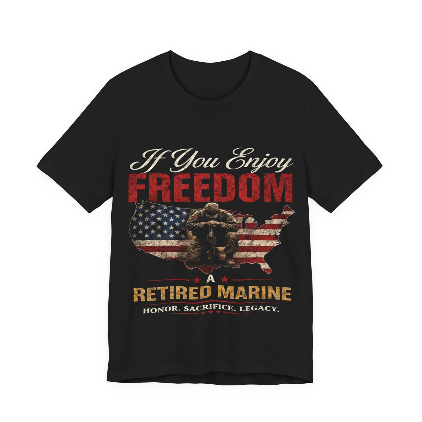 If You Enjoy Freedom Thank a Retired Marine T-Shirt