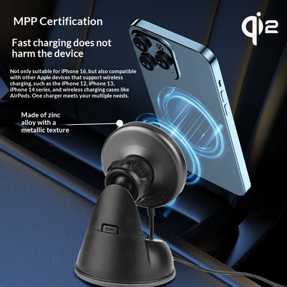 25W wireless fast charging car mount