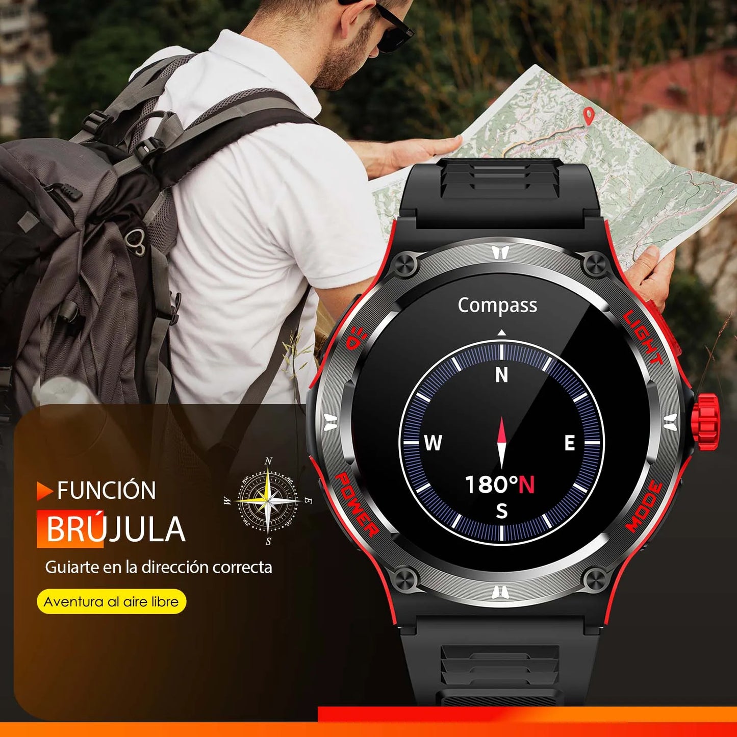 EIGIIS Military Smart Watch for Men