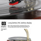 Retro Petunia Vinyl Record Player Retro Phonograph Bluetooth Audio
