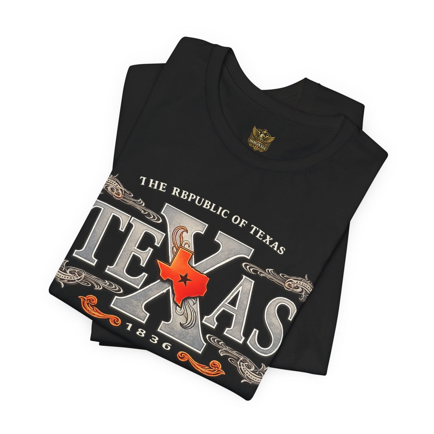 Texas Lone Star Shirt – Vertical Lone Star Design – Texas Pride Tee – Veteran Style Graphic T-Shirt