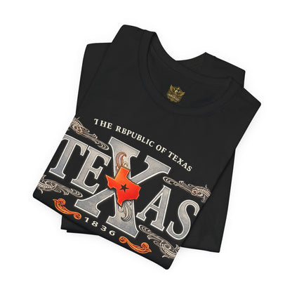 Texas Lone Star Shirt – Vertical Lone Star Design – Texas Pride Tee – Veteran Style Graphic T-Shirt