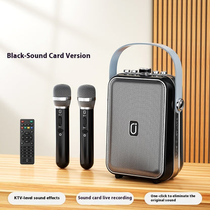 Outdoor Karaoke Audio Wireless Bluetooth Speaker Portable
