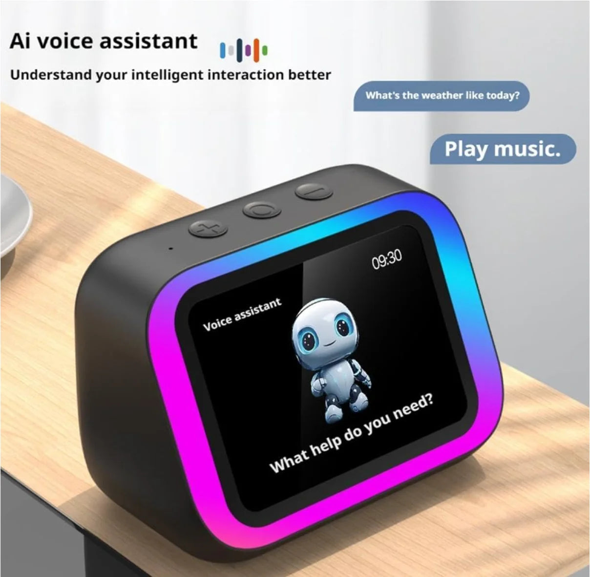 AI Smart Bluetooth 5.4 Speaker Voice assistant