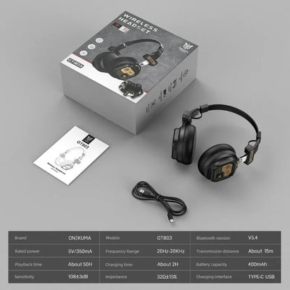 Onikuma Bluetooth Headphones