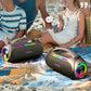 Camping Portable Waterproof 60W Wireless Bluetooth Extra Bass Colorful Light Audio