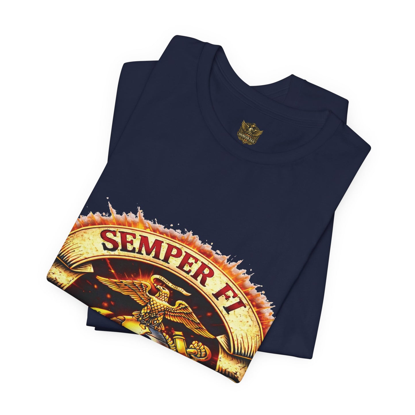 Semper Fi Marine Corps Emblem T-Shirt – "Sacrifice For None" USMC Tee