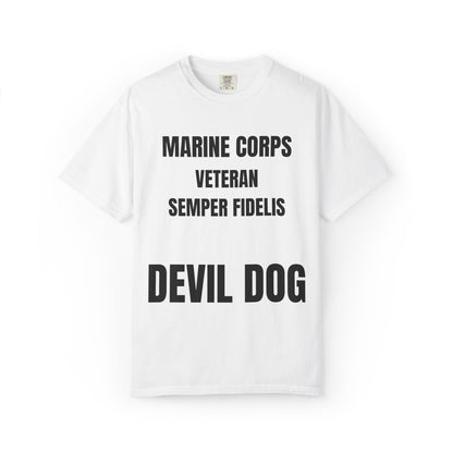 Marine Corps Veteran Devil Dog Shirt