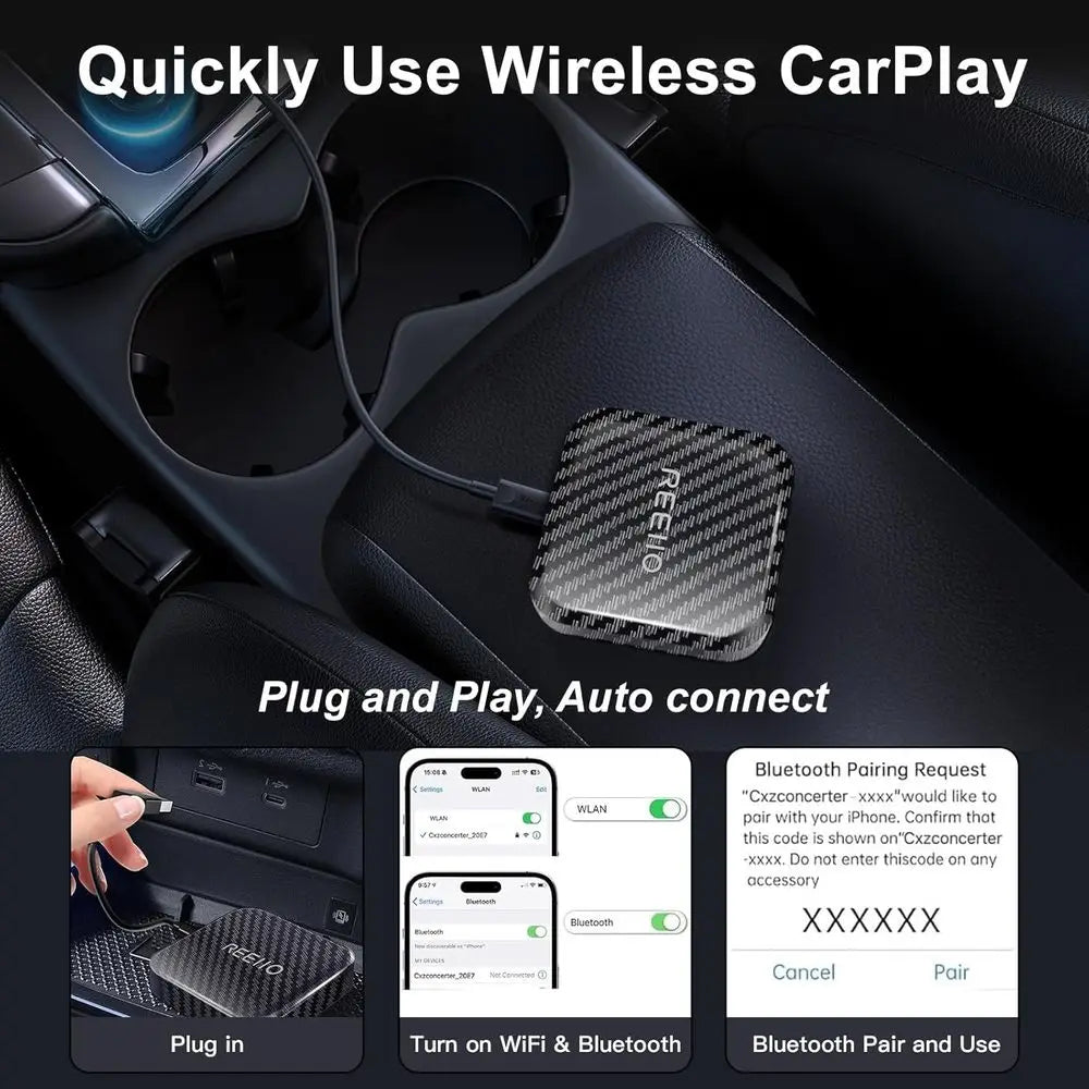 Wireless CarPlayBox with Netflix