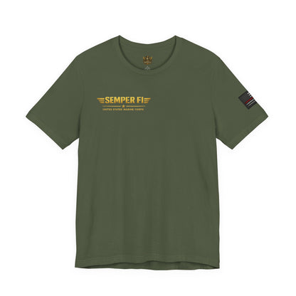 USMC Collecting Souls Since 1775 Shirt | Semper Fi Marine Corps Veteran T-Shirt | Military Green USMC Tee