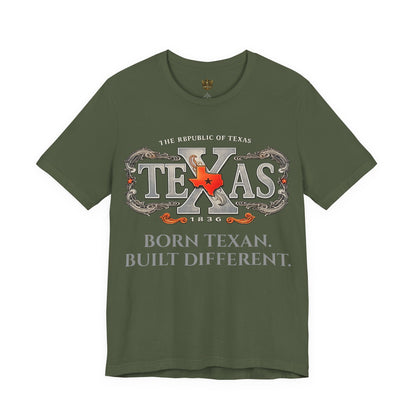Texas Lone Star Shirt – Vertical Lone Star Design – Texas Pride Tee – Veteran Style Graphic T-Shirt