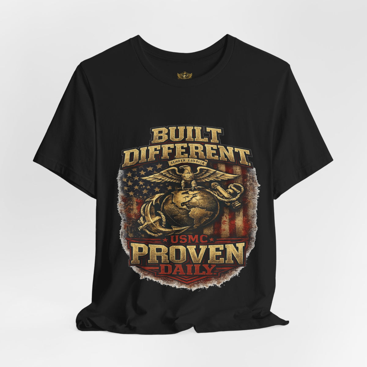 Built Different USMC T-Shirt – Proven Daily Marine Corps Tee