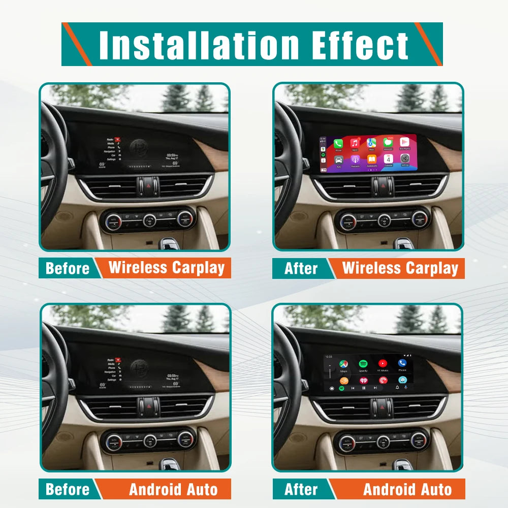 Wireless  Carplay for  Giulia Stelvio Mirror Link