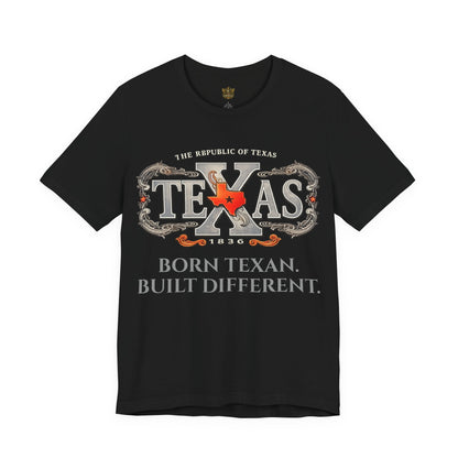 Texas Lone Star Shirt – Vertical Lone Star Design – Texas Pride Tee – Veteran Style Graphic T-Shirt
