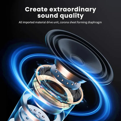 Wireless Bluetooth 5.3 Headphones Over Ear HIFI Stereo Headsets