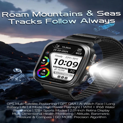 New Military Smart Watches Bulit-in GPS