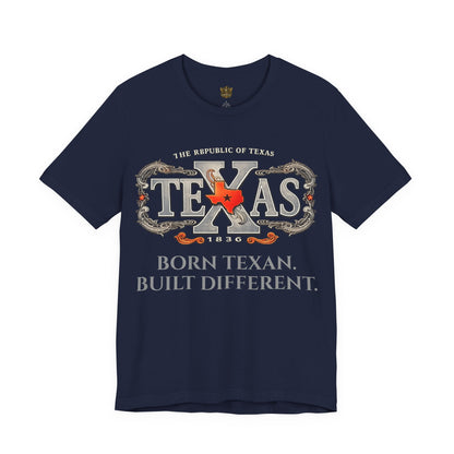 Texas Lone Star Shirt – Vertical Lone Star Design – Texas Pride Tee – Veteran Style Graphic T-Shirt