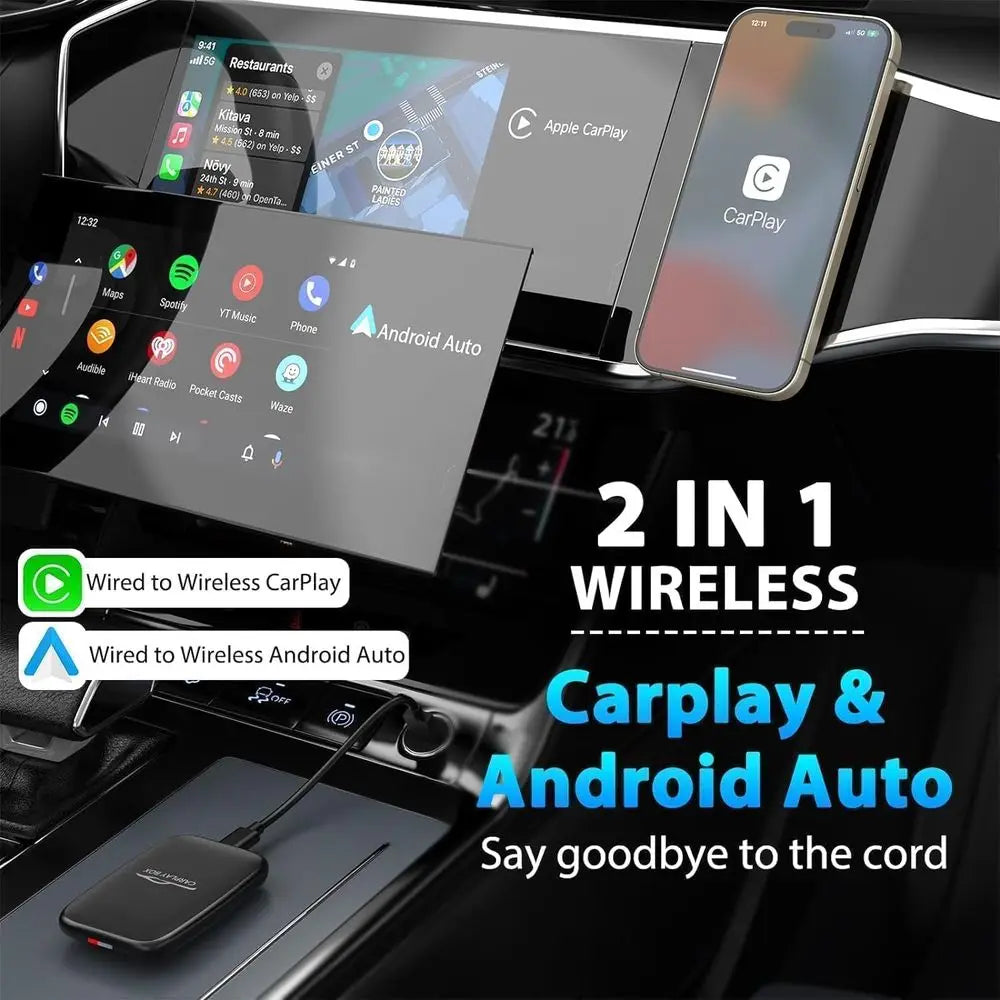 Wireless Carplay and Android Auto Dongle Support