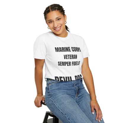 Marine Corps Veteran Devil Dog Shirt