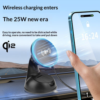 25W wireless fast charging car mount