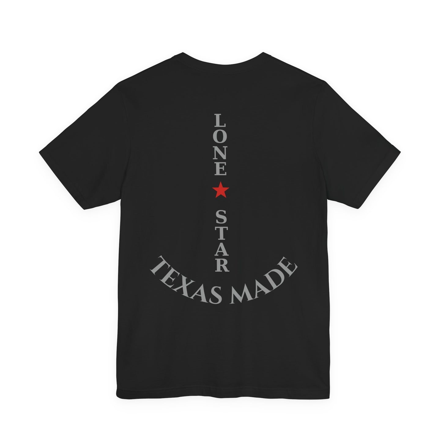 Texas Lone Star Shirt – Vertical Lone Star Design – Texas Pride Tee – Veteran Style Graphic T-Shirt