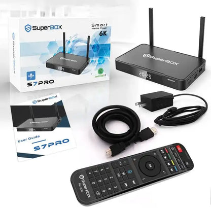 [Genuine]SuperBox S7 Max Android TV Box  Compatible Upgraded from S7 Pro, S6 Ultra,Similar to vseebox v3 v6 plus elite ultra