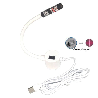 Sewing Machine Accessories: USB Red Laser Positioner, Infrared Working Lamp with Magnetic Base, DC5V Line/Cross Cutting