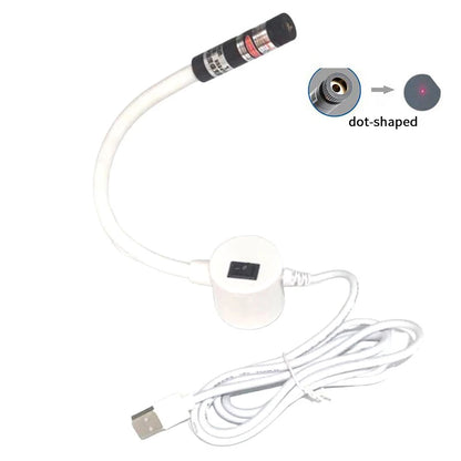 Sewing Machine Accessories: USB Red Laser Positioner, Infrared Working Lamp with Magnetic Base, DC5V Line/Cross Cutting