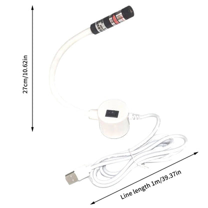 Sewing Machine Accessories: USB Red Laser Positioner, Infrared Working Lamp with Magnetic Base, DC5V Line/Cross Cutting