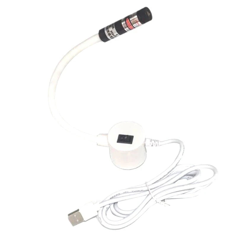 Sewing Machine Accessories: USB Red Laser Positioner, Infrared Working Lamp with Magnetic Base, DC5V Line/Cross Cutting