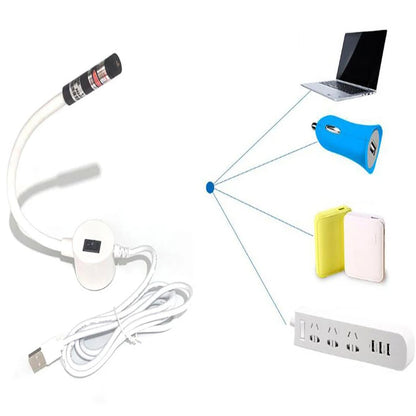 Sewing Machine Accessories: USB Red Laser Positioner, Infrared Working Lamp with Magnetic Base, DC5V Line/Cross Cutting