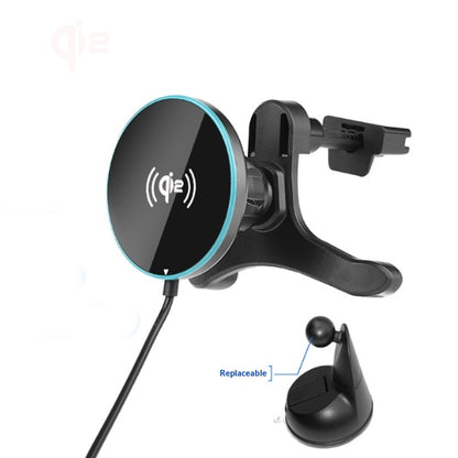 25W wireless fast charging car mount