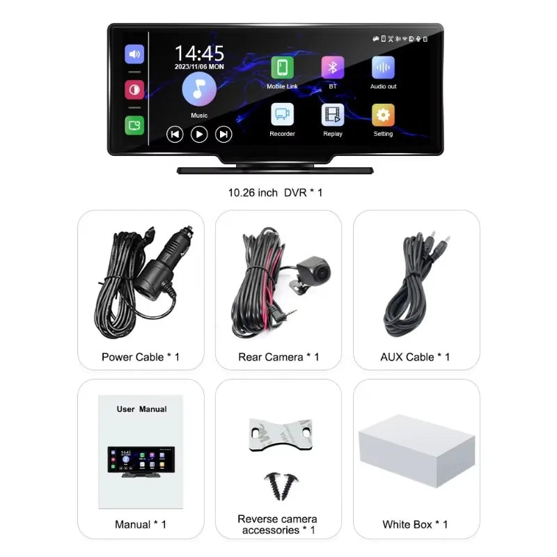 Universal Portable Car Screen 10.26