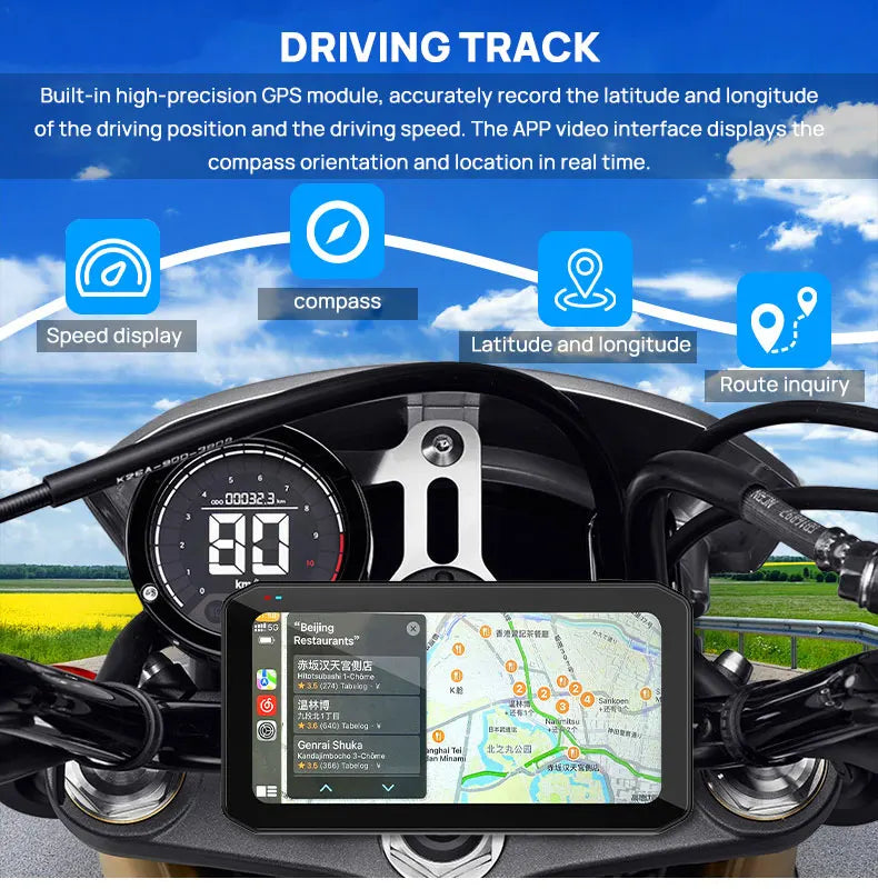 6.25 Inch Waterproof GPS Navigator with Carplay