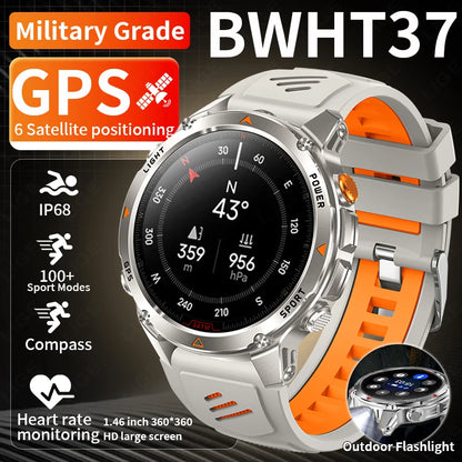 LIGE Rugged GPS Track Smart Watch