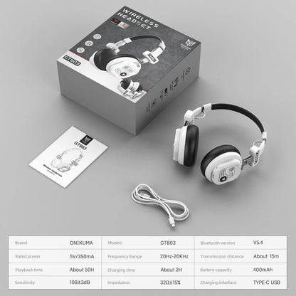 Onikuma Bluetooth Headphones